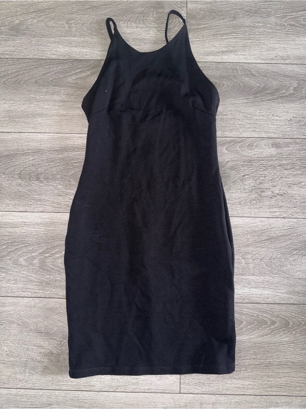 Classic Black Slip Dress - Sleek Minimalist Style